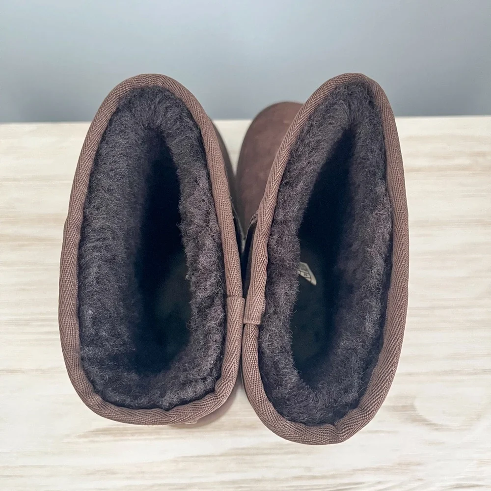 UGG Women’s Classic Short II Sheepskin Boots - Chocolate Brown